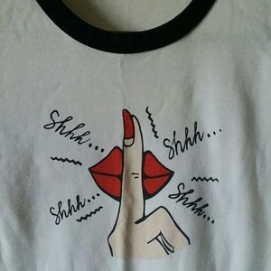 "Shhh" tee